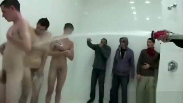 College students 18+ showering then blowjob