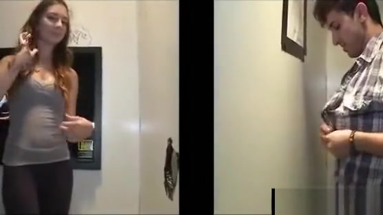 Gay sneaky sucks straight guy in gloryhole
