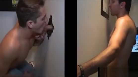 Gay glory hole tricks