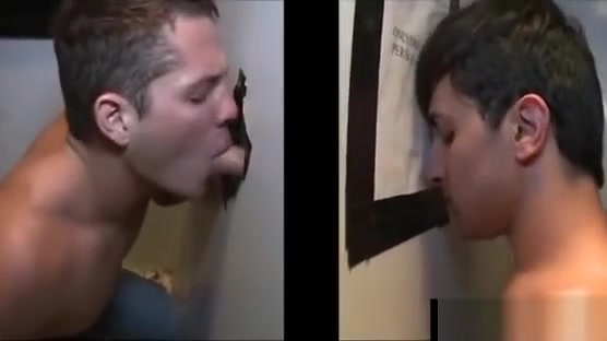 Gay glory hole tricks