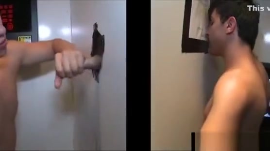 Gay glory hole tricks