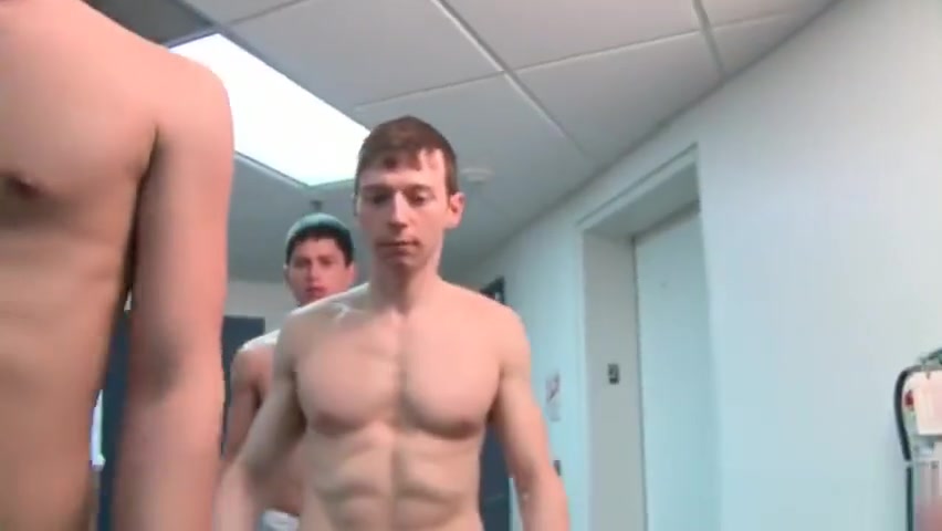 Guys get gay hazed under shower