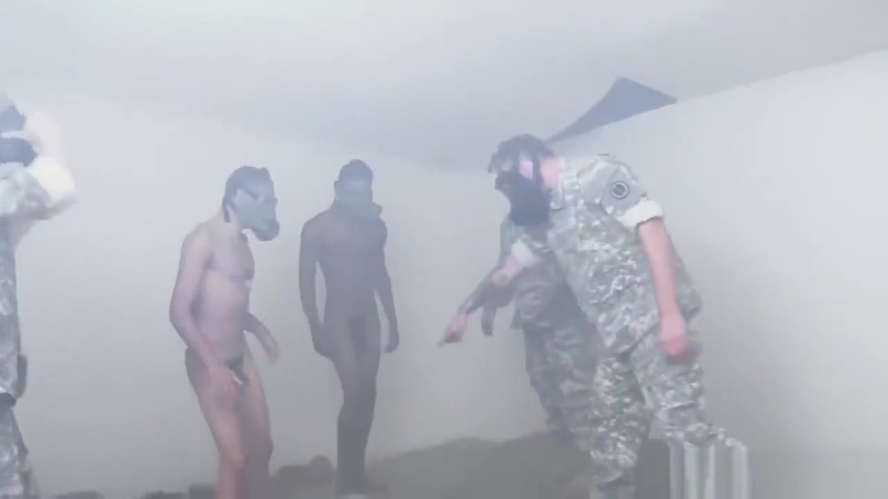 Man on vintage gay porn R&R, the Army69 way
