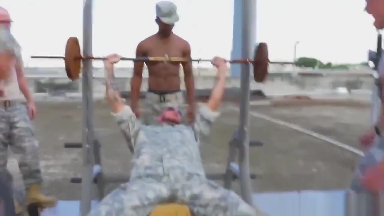 Gay naked military men in showers first time Staff Sergeant knows what is