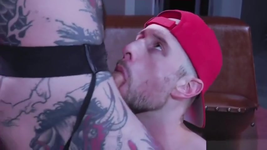 Tattoo gay fisting and cumshot