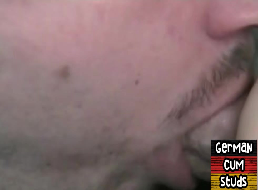 German stud licks and sucks white dick after rimming