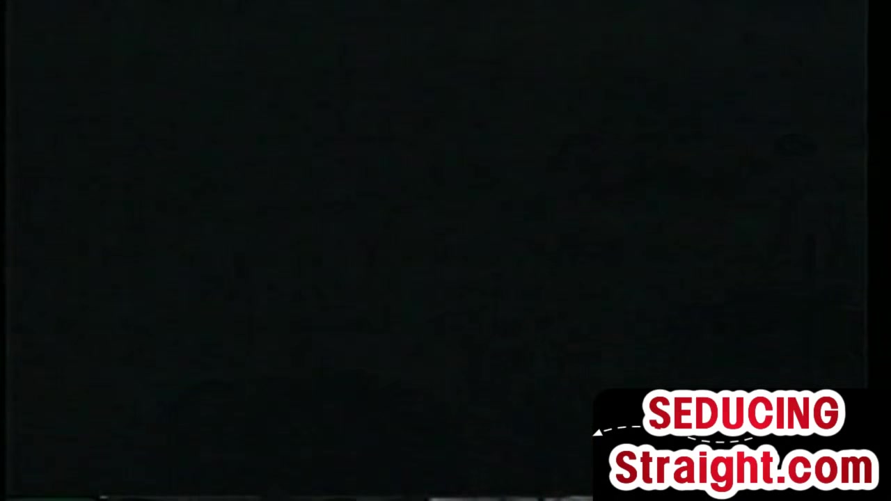 Tattooed seducing gay sucks str8 dick and strokes it