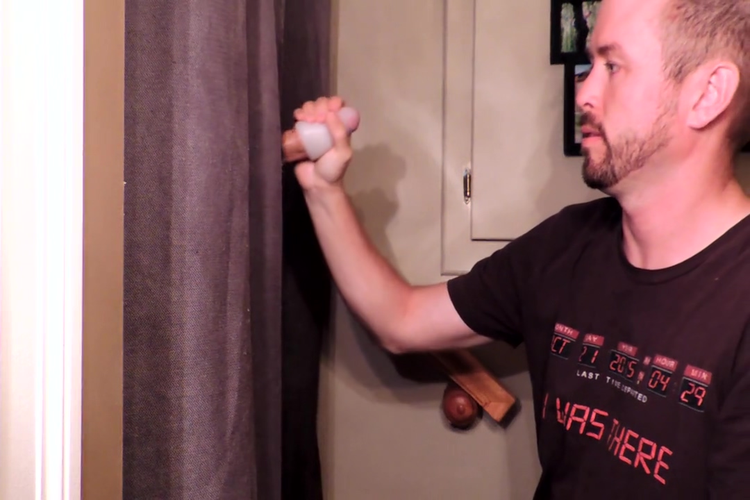 Hung Straight curious guy tries out my gloryhole