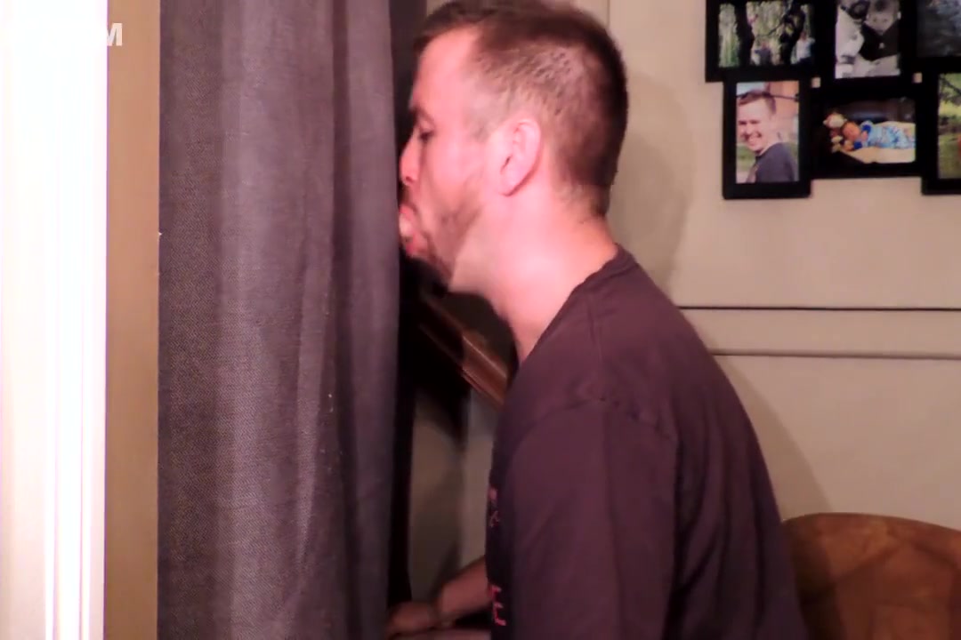Hung Straight curious guy tries out my gloryhole