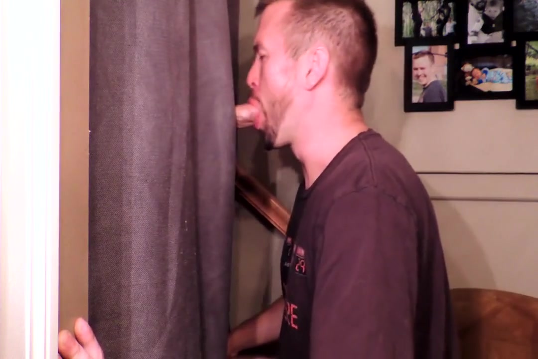 Hung Straight curious guy tries out my gloryhole