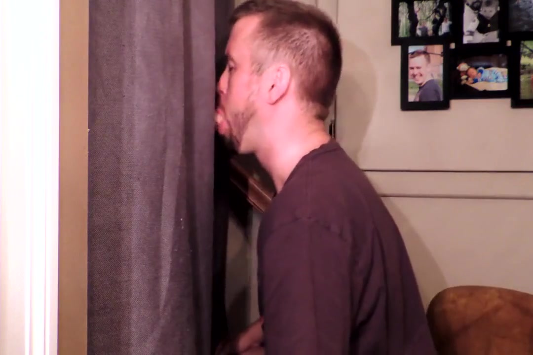 Hung Straight curious guy tries out my gloryhole