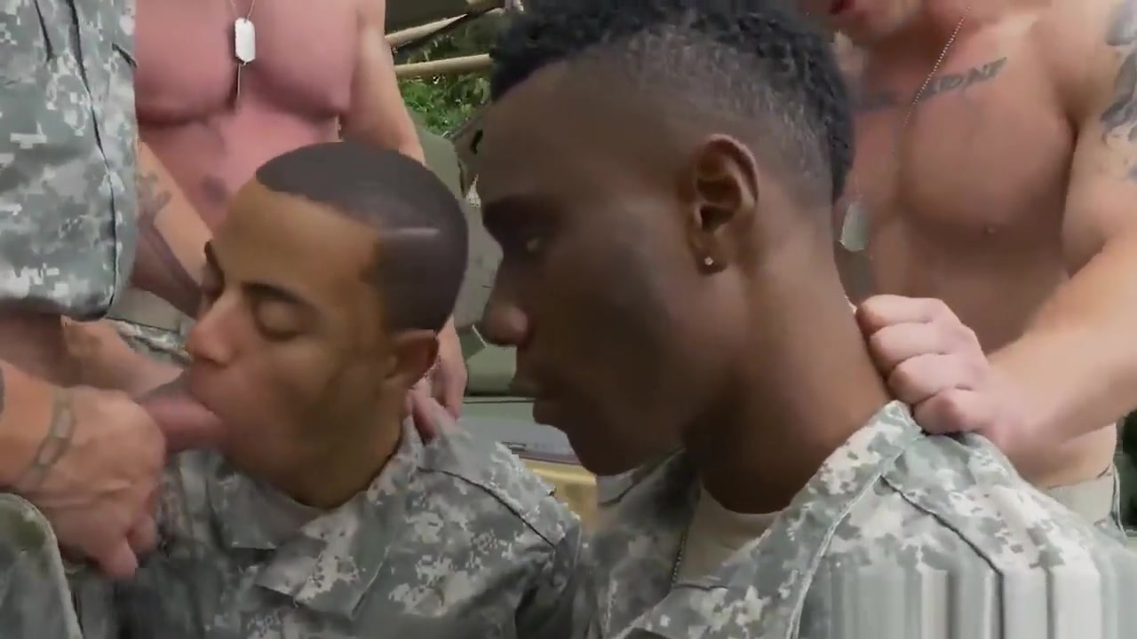 Nude black midget and gay butt massage porn R&R, the Army69 way