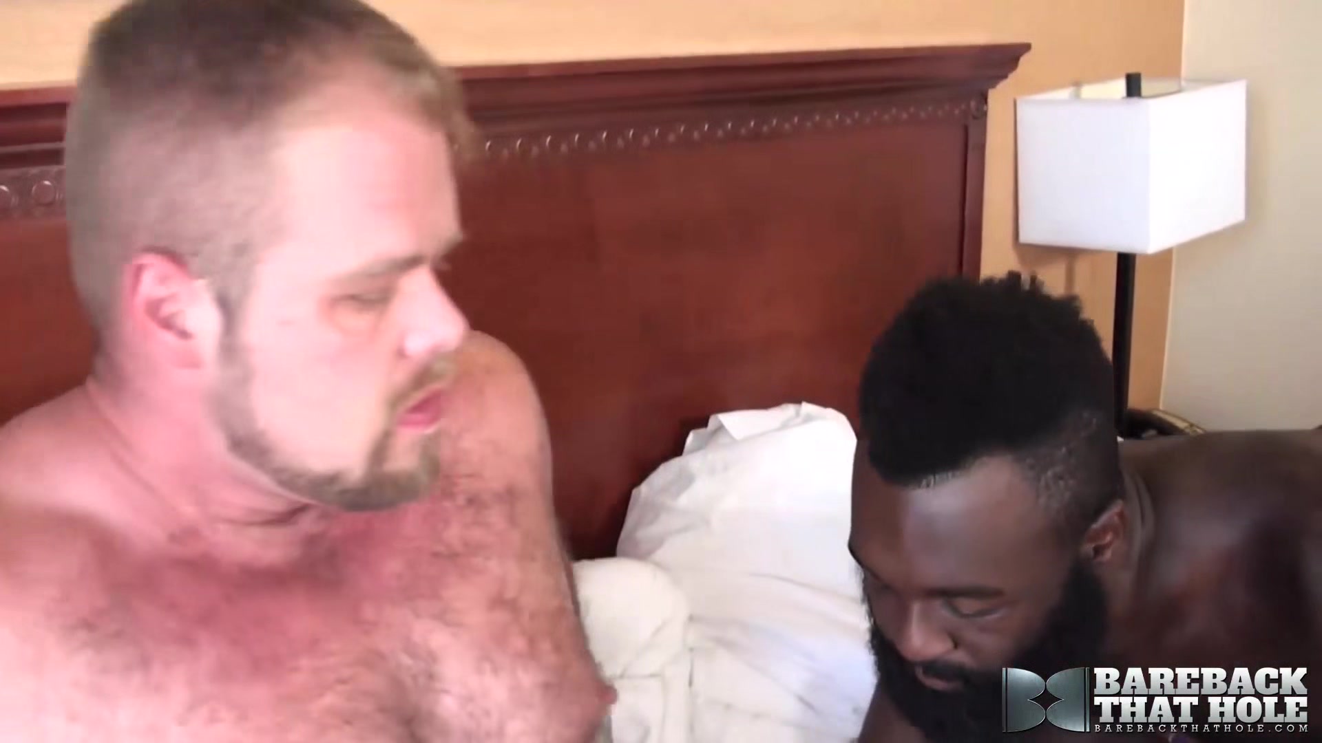 BAREBACKTHATHOLE Bryan Knight Fucks Black Donte Oxun in 3way