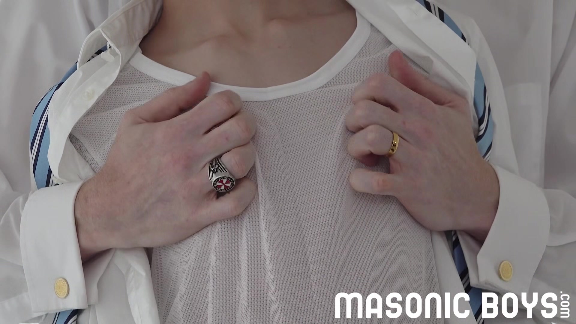 MasonicBoys - Holy DILF pounds Mormon Boy with his huge dick!