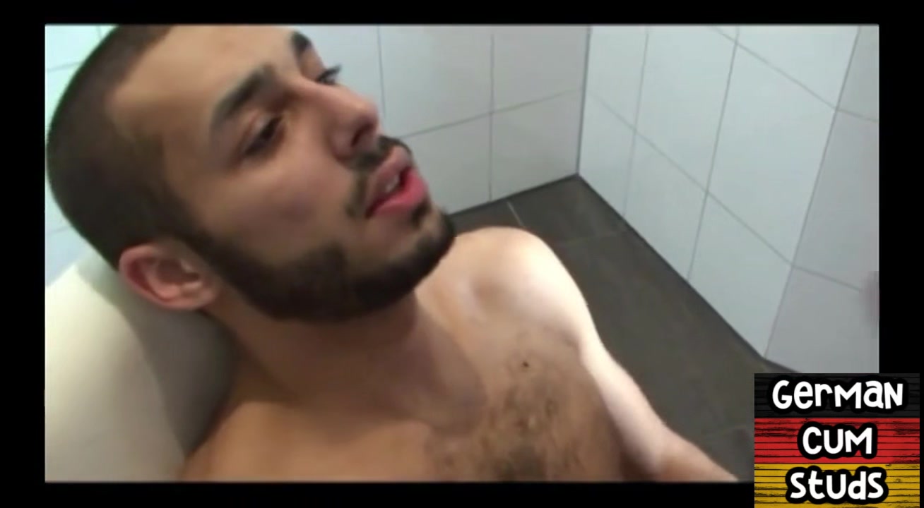 Hairy gay penetrates stud asshole in bathroom in doggystyle