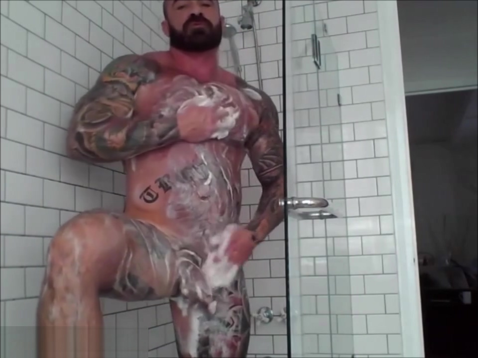 Tattooed Muscle Step dad shower