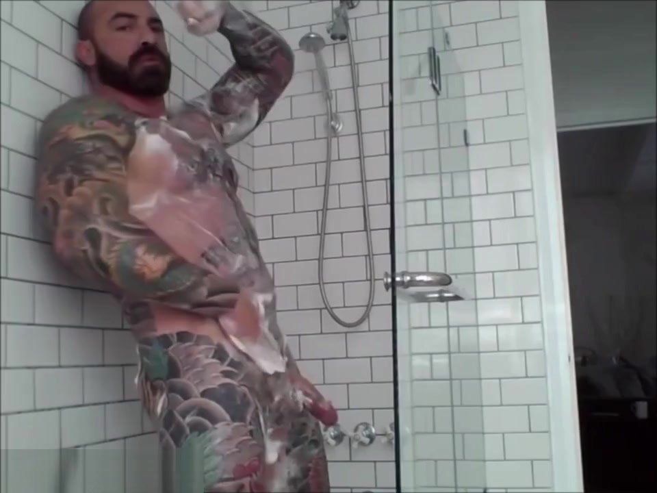 Tattooed Muscle Step dad shower
