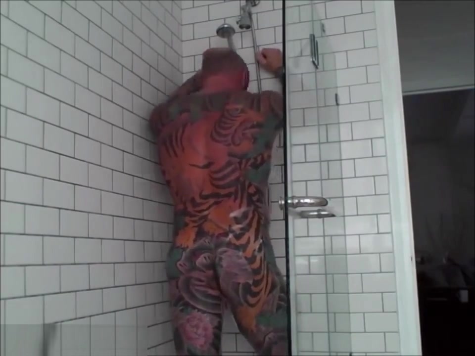 Tattooed Muscle Step dad shower