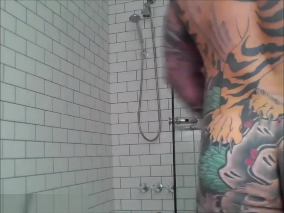 Tattooed Muscle Step dad shower