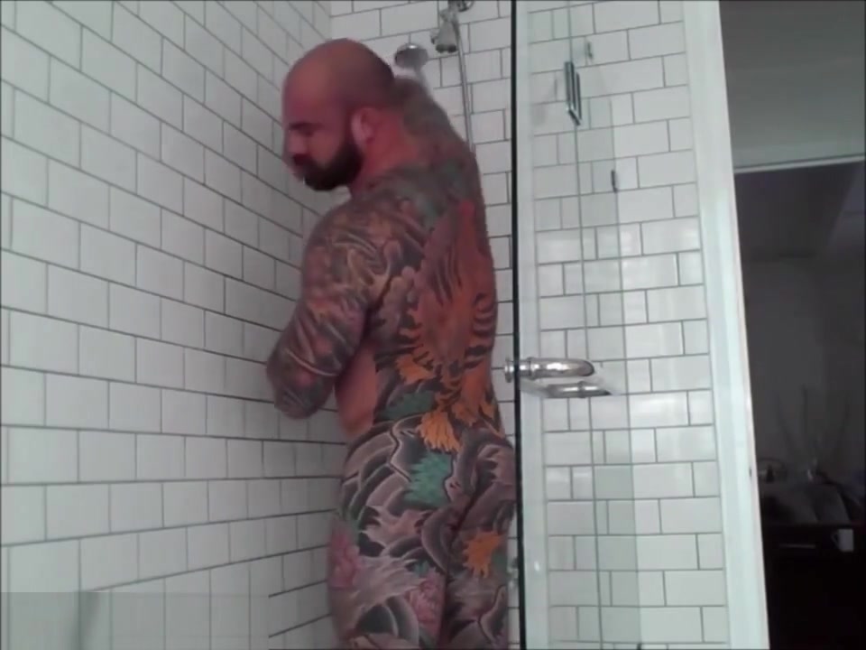 Tattooed Muscle Step dad shower