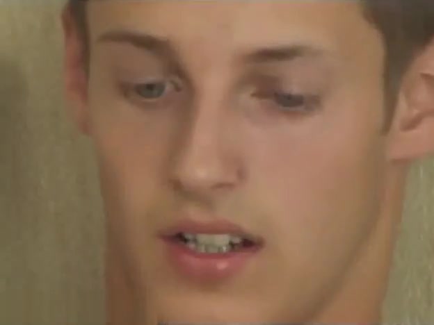 Sexy young jock masterbates, showers