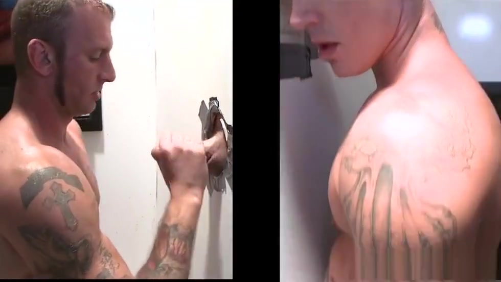 Sebastian Young Gets a Hummer From Ricky Sinzs Glory Hole