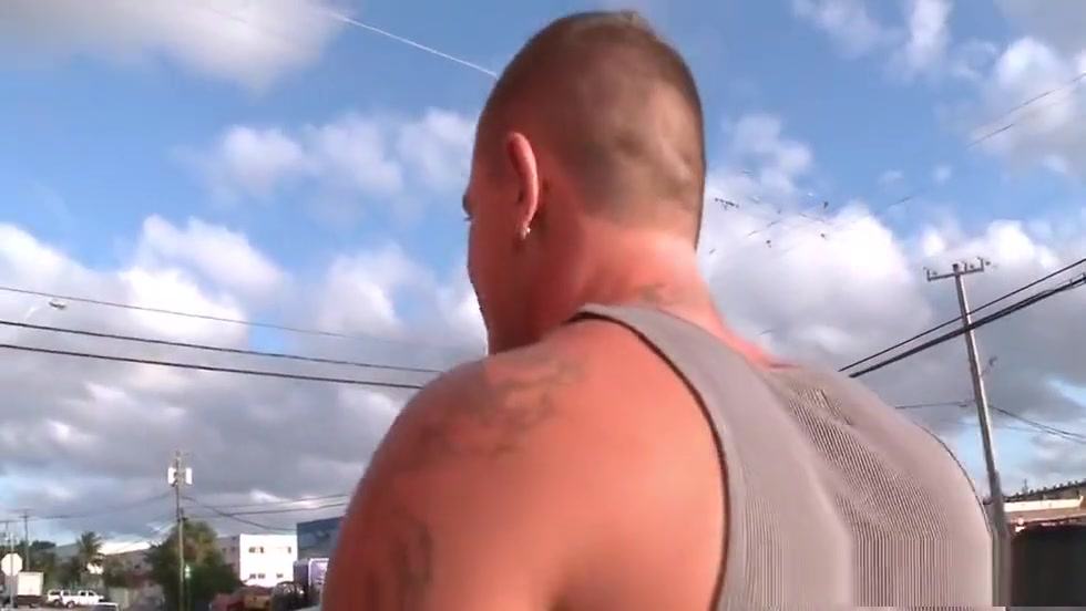 Sebastian Young Gets a Hummer From Ricky Sinzs Glory Hole