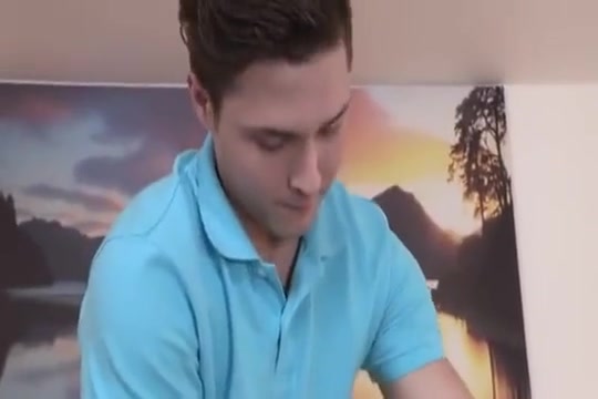 Brandon massages Sean