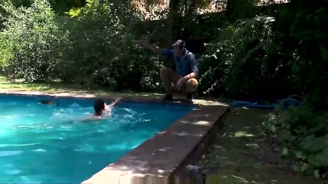 LatinLeche - Fucking A Muscular Latino Boy By The Pool