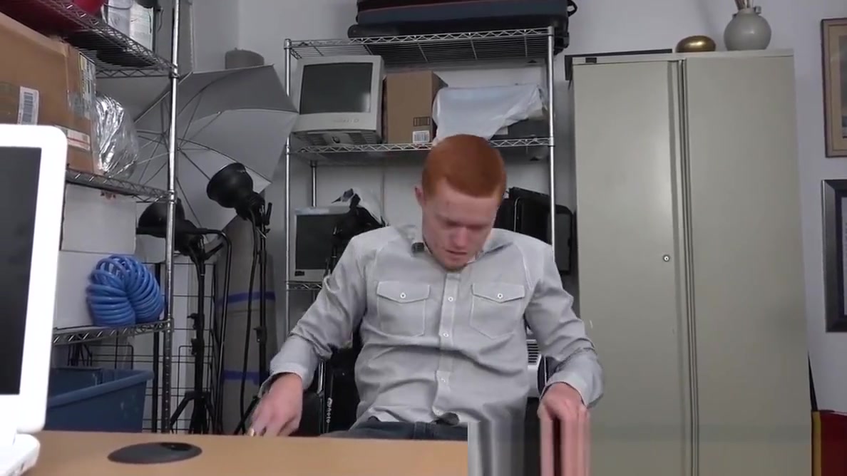 Ginger straighty barebacked by BBC office manager