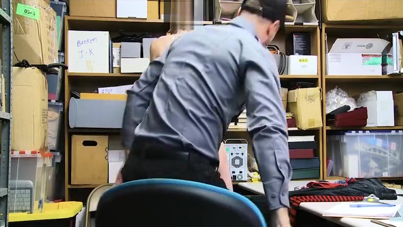 YoungPerps - Blonde Twink Fucked By Hung Security Guard