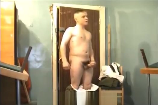 Straight Russian Military Stroking for the cash