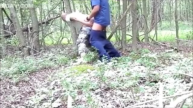 Army Sarge Taking BBC in the Woods - zibmusser