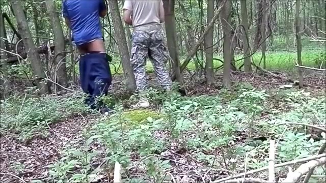 Army Sarge Taking BBC in the Woods - zibmusser