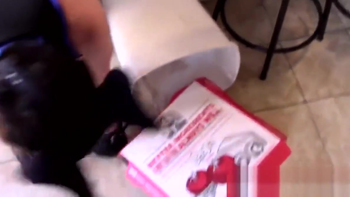 Bearded dom barebacks his slave with a puppy mask in POV