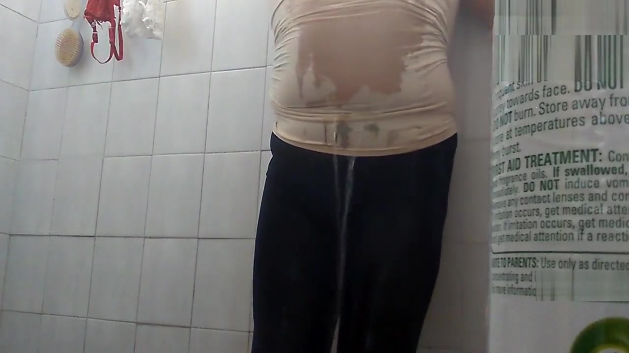 wet see thru in shower