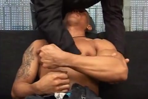 sexy guy massaged