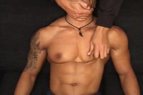 sexy guy massaged