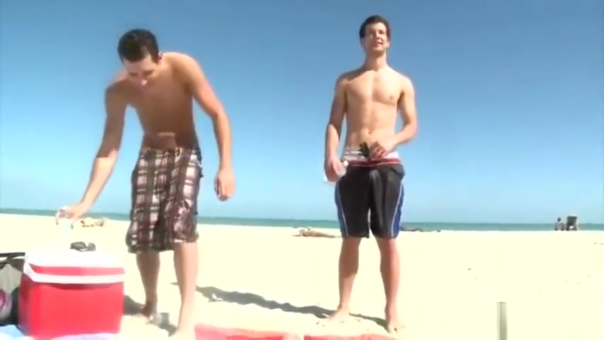 Hot guys taking a shower
