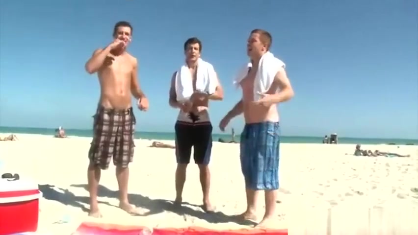 Hot guys taking a shower