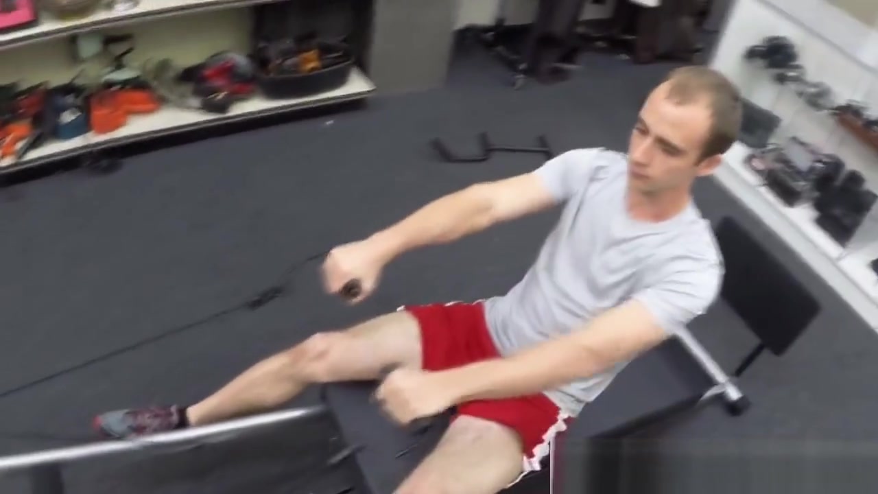 Gay pov threeway for a poor amateur jock