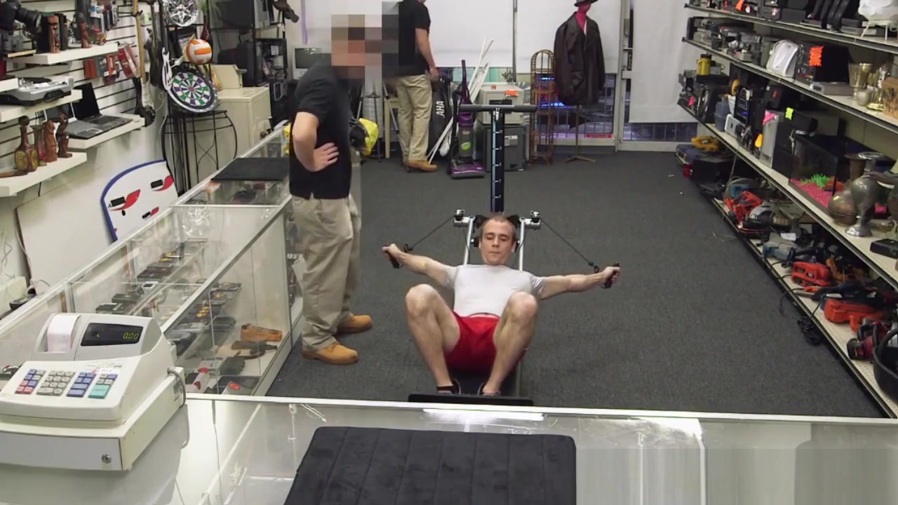 Gay pov threeway for a poor amateur jock