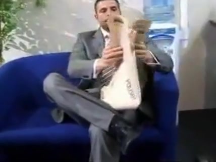 Comming on the tie in the office