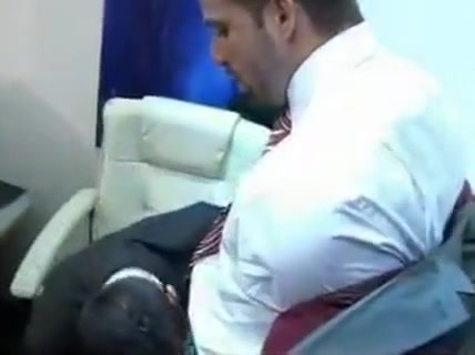 Comming on the tie in the office