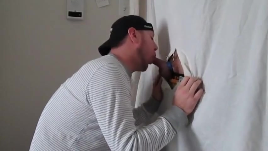 A4A Dude Cums at the Gloryhole