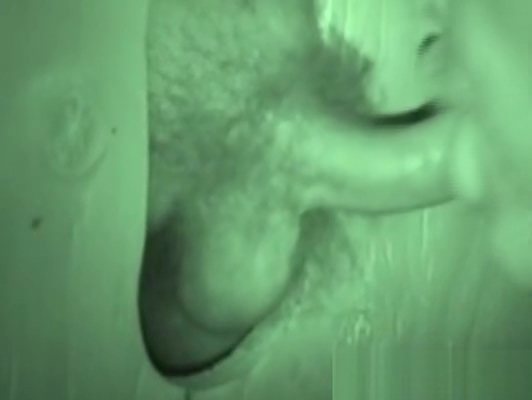 Nightvision gloryhole blowjob session
