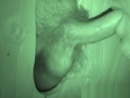 Nightvision gloryhole blowjob session
