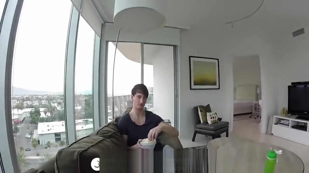 Damian Black & Lenox Gray Strap On Cameras and Fuck POV
