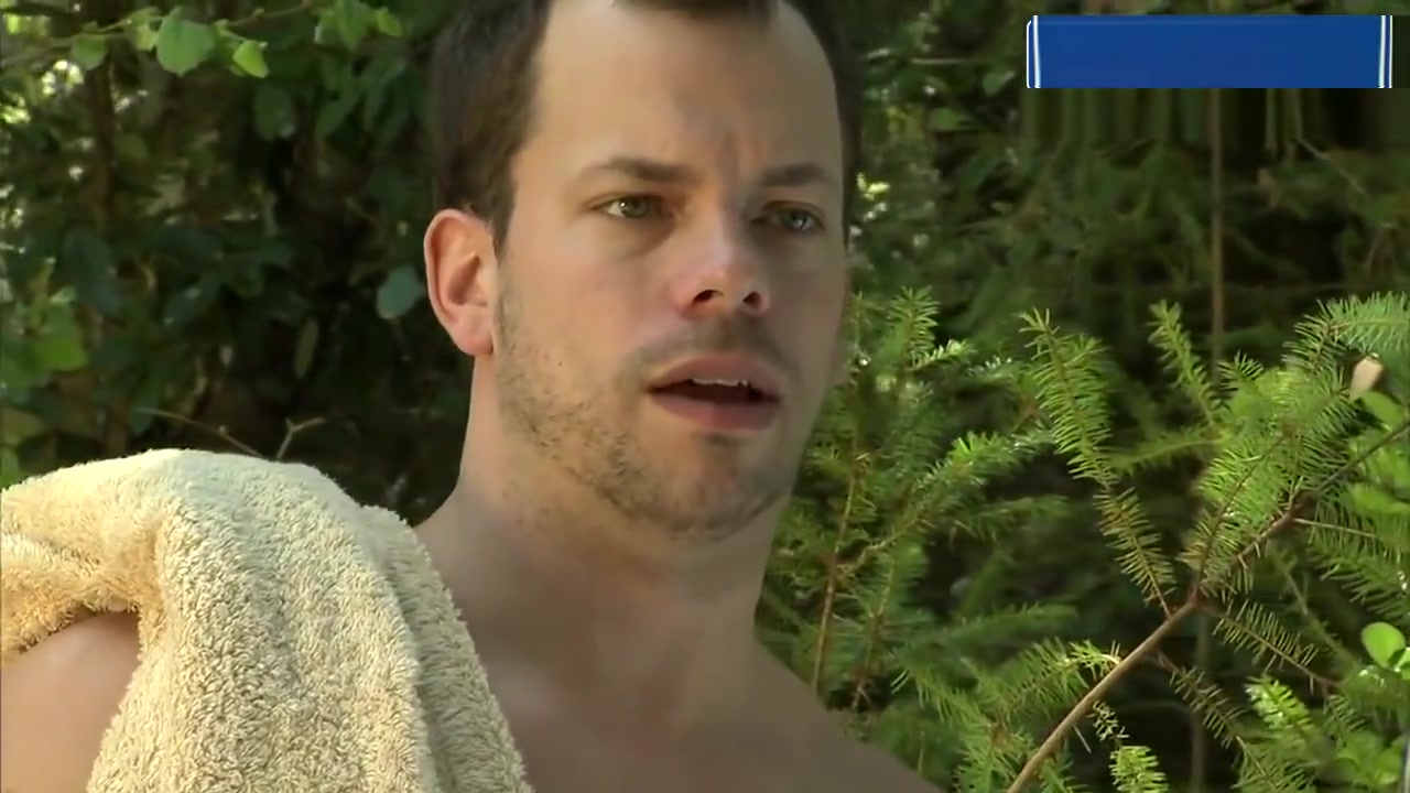 Peace Officer Blows Hunk in Outdoor Shower