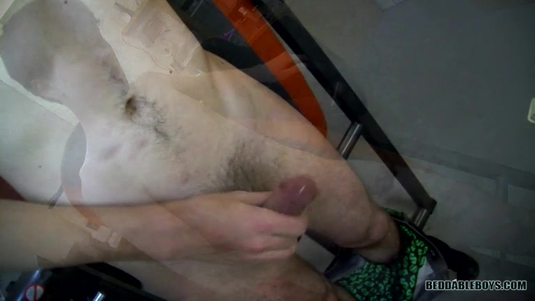 Jerking His Cock At Work - Dustin Beeber